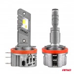 Amio - Λαμπτήρες Led Φώτων Εμπρός Τύπου H15 Βάση PGJ23t-1 Τάση Λειτουργίας 12V Απόδοσης 45W (4400lm) X5 Series Winger 6000K Plug & Play Για Επιβατικά Αυτοκίνητα - 2 τεμ. (04685/AM)