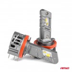 Amio - Λαμπτήρες Led Φώτων Εμπρός Τύπου H15 Βάση PGJ23t-1 Τάση Λειτουργίας 12V Απόδοσης 45W (4400lm) X5 Series Winger 6000K Plug & Play Για Επιβατικά Αυτοκίνητα - 2 τεμ. (04685/AM)