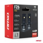 Amio - Λάμπες Led F26 Pro Series H3 12/24V 68W 2900-3550lm 6.000K Full Can-Bus Plug&Play - 2 Τεμ. (04870/AM) Amio - Λάμπες Led F26 Pro Series H3 12/24V 68W 2900-3550lm 6.000K Full Can-Bus Plug&Play - 2 Τεμ. (04870/AM)