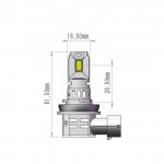 Λαμπες H11 12V 2x 21W max6.000K 4600lm Pro Smart Series LEDM-TECH - 2 τεμ.