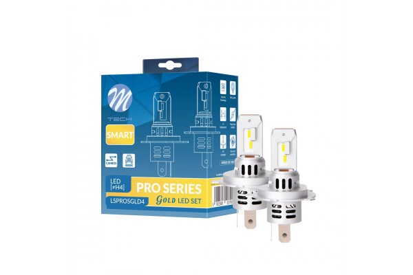 Λαμπeς Led H4 12V 4.000K 52W 4.300lm Led Canbus CSP5730 Pro Smart SERIESM-TECH - 2 ΤΕΜ.