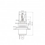Λαμπες Led H4 12V 70W 4000lm 6.000K Csp 3570 Led Kit CAN-BUS Premium Smart SERIESM-TECH - 2 τεμ.