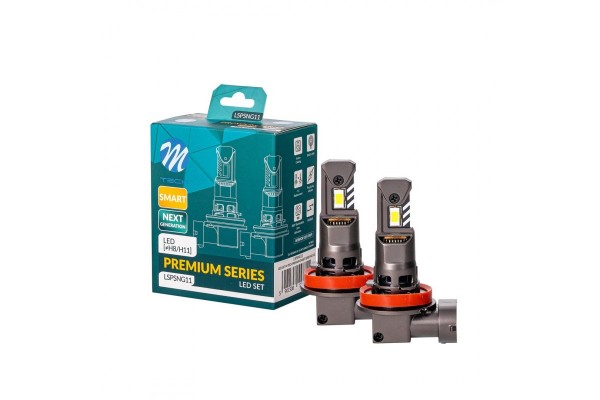 Λαμπeς Led H11 12V 6.000K 35W 4.000lm Led Canbus CSP3570 Premium Smart Series M-TECH - 2 ΤΕΜ.