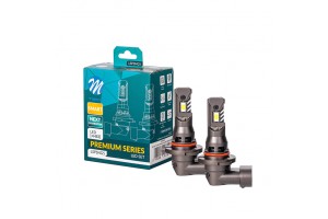 M-Tech - Λάμπες Led HB3 Τύπου Premium Smart Next Generation Series Με Canbus Και CSP3570, Τάση Λειτουργίας 12V, Ισχύ Έως 35W, Φωτεινότητα Έως 5000lm Και Χρώμα 6000K, Για Φανάρια Με Προτζέκτορα - 2 τεμ. (LSPSNG5/MT)