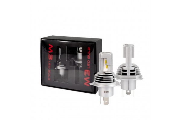 H4 12>24V 6.500K 5.000lm 50W CSP1860 M3 Led Lsas Series Kit Με Ανεμιστηρακι Kit M-TECH - 2 ΤΕΜ.