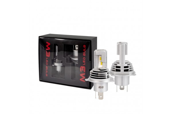 H4 9>32V 6.500K 5.000lm 50W CSP1860 M3 Led Lsas Series Kit Με Ανεμιστηρακι Kit M-TECH - 2 ΤΕΜ.