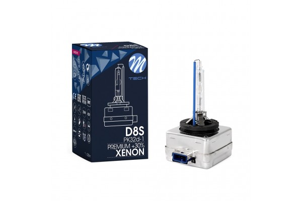 Λαμπα Χενον D8S 85V 25W 4.300K Premium Xenon +30% Κουτι M-TECH - 1 ΤΕΜ.