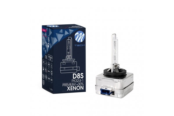Λαμπα Χενον D8S 85V 25W 6.000K Premium Xenon +30% Κουτι M-TECH - 1 ΤΕΜ.