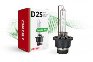 D2S 12V 5.500k 35W Ανταλλακτικη Λαμπα Longlife +60%AMIO - 1 ΤΕΜ.