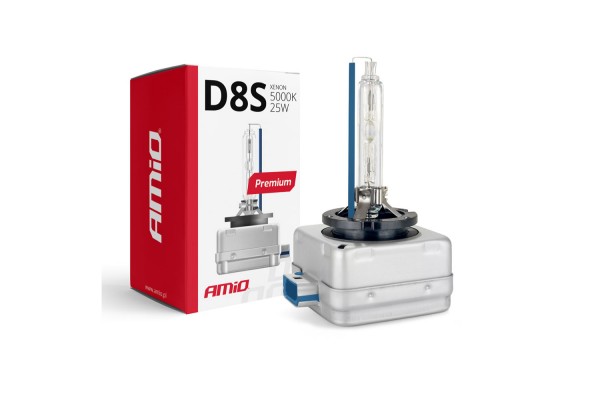 Ανταλλακτικη Λαμπα Premium D8S 12V 5.000k 25W Αmio - 1 TEM.