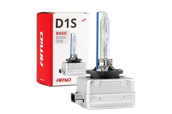 D1S 12V 8.000k 35W Ανταλλακτικη Λαμπα Basic Amio - 1 Τεμ.