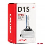 D1S 12V 8.000k 35W Ανταλλακτικη Λαμπα Basic Amio - 1 Τεμ.