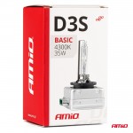 D3S 12V 4.300k 35W Ανταλλακτικη Λαμπα Basic Amio - 1 Τεμ.