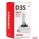 D3S 12V 8.000k 35W Ανταλλακτικη Λαμπα Basic Amio - 1 Τεμ.