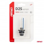 Ανταλλακτικη Λαμπα Χενον Basic D2S 12V 8.000k 35W Blister Card Amio - 1 ΤΕΜ.