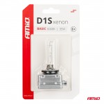 Ανταλλακτικη Λαμπα Χενον Basic D1S 12V 6.000k 35W Blister Card Amio - 1 ΤΕΜ.