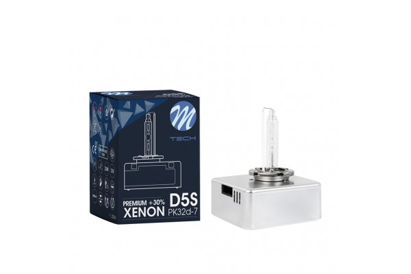 Λαμπα Χενον D5S 12V 25W 6.000K Premium Xenon +30% Κουτι M-TECH - 1 ΤΕΜ.