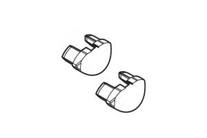 Ανταλλακτικα Καπακια Για Μπαρες Delta Menabo - 2 Tεμ