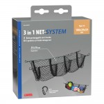 Ελαστικο Διχτυ Πορτ Μπαγκαζ 3 Θεσεων Net System 13 Με 4 Γαντζους 100x39x39cm Lampa -1 ΤΕΜ.
