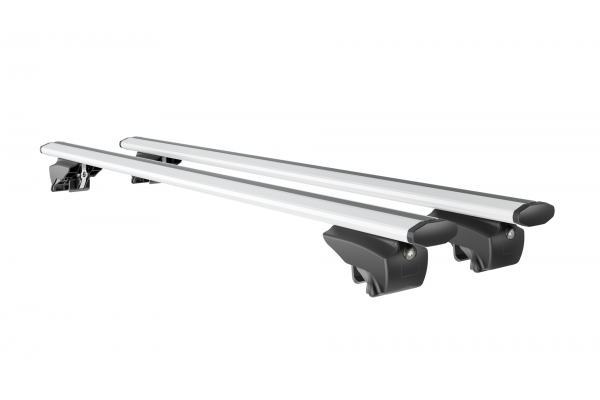 Menabo Μπαρες Οροφης Αλουμινιου Blade L Silver 127 Cm Με Ακρα Gamma Flat Για Evo Evo 7 5 Doors 2024> Με Flush Rails - 2 ΤΕΜ. (14070/MB)