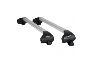 Menabo Πτυσσομενες Μπαρες Οροφης Αλουμινιου Ariete 81.5-119.5 Cm Σε Ασημι Χρωμα Για Ford C-Max 7 Ii / Grand C-Max 5 Doors 2010> Με Raised Rails 5.5 Cm Max - 2 ΤΕΜ. (12050/MB)