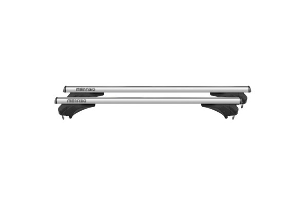 Menabo Μπαρες Αλουμινιου Ariem Xl 131.5 Cm Σε Ασημι Χρωμα Για Jeep Compass 11/2025 >5πορτο / Suv Με Flush Rails - 2 ΤΕΜ. (14710/MB)