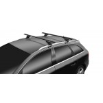 Menabo Μπαρες Οροφης Αλουμινιου Leopard Xl Black 135 Cm Σε Μαυρο Χρωμα Για Jeep Compass 11/2025 >5πορτο / Suv Me Flush Rails - 2 ΤΕΜ. (12360/MB)