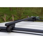 Menabo Μπαρες Οροφης Αλουμινιου Sherman Xl Black 135 Cm Σε Μαυρο Χρωμα Για Kia Soul (AM) 5 Doors 2008>2014 Με Raised Rails (Παράλληλες Μπάρες Με Κενό) - 2 ΤΕΜ. (12290/MB)