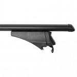 Menabo Μπαρες Οροφης Αλουμινιου Tiger Black 118.5 Cm Σε Μαυρο Χρωμα Για Opel Astra J Sportourer 5 Doors 2010>2016 Με Flush Ή Raised Rails - 2 ΤΕΜ. (8590/MB)