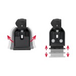 Menabo Πλήρες Σετ Με Δύο (2) Μπάρες Οροφής Αλουμινίου Airdyn Και Άκρα Τοποθέτησης Για Opel Combo E 2018> Επαγγελματικό Όχημα - 2 τεμ. (2X10310/MB+2X13560/MB)