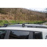 Menabo Μπαρες Οροφης Αλουμινιου Sherman Xl Black 135 Cm Σε Μαυρο Χρωμα Για Renault Scenic Iii 5 Doors 2013>2016 Με Raised Rails (Παράλληλες Μπάρες Με Κενό) - 2 ΤΕΜ. (12290/MB)