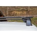 Menabo Μπαρες Οροφης Αλουμινιου Sherman Xl Black 135 Cm Σε Μαυρο Χρωμα Για Ssangyong Rodius 5 Doors 2004>2013 Με Raised Rails (Παράλληλες Μπάρες Με Κενό) - 2 ΤΕΜ. (12290/MB)