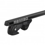 Menabo Μπαρες Οροφης Αλουμινιου Sherman Black 120 Cm Σε Μαυρο Χρωμα Για Subaru Crosstreck 5 Doors 2011> Με Raised Rails (Παράλληλες Μπάρες Με Κενό) - 2 ΤΕΜ. (12280/MB)