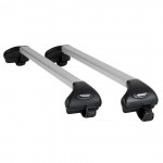 Menabo Πτυσσομενες Μπαρες Οροφης Αλουμινιου Ariete 81.5-119.5 Cm Σε Ασημι Χρωμα Για Suzuki Vitara / Escudo (FT/GT) 3 Doors 1998>2005 Με Raised Rails 5.5 Cm Max - 2 ΤΕΜ. (12050/MB)