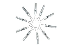 Συνδεσμοι Με Γαντζο Για Ελαστικο Σχοινι Δεσιματος Για Τεντα Τρειλερ 8mm/ Γαλβανιζε Σιδηρο - Lampa - 10 TEM.