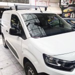 Citroen Berlingo 2008-2018- Kit Με Επαγγελματικες Μπαρες Οροφης Αλουμινιου Menabo (8430/MB X 3 - FIX603FP X 3)