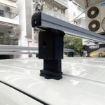 Citroen Berlingo 2008-2018- Kit Με Επαγγελματικες Μπαρες Οροφης Αλουμινιου Menabo (8430/MB X 3 - FIX603FP X 3)