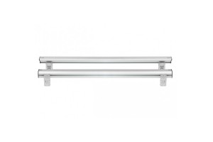 Βασεις Στηριξης Αλουμινιου Tbr Fixing Profile Kit Xl 146,6 Cm Σε Ασημι Χρωμα Με Υποδοχες T-SYSTEM Για Μπαρες Tbr Καροτσας Σε Pickup Και Αγροτικα Οχηματα Menabo - 2 ΤΕΜ.