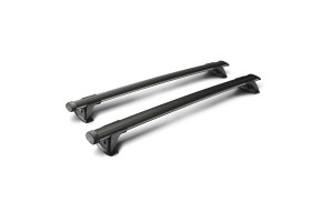 Μπαρες Οροφης Αλουμινιου Μαυρη Through Bar Standard 134 Cm Yakima Με Κλειδι - 2 ΤΕΜ.