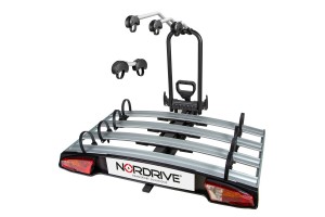 Βαση Ποδηλατου Κοτσαδορου Wave 4 Για 4 ΠΟΔΗΛΑΤΑ/1 Fat Bike Με Ανακλιση & Μοχλο & Ανταπτορα 13 Pin