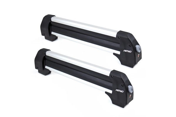 Amio - Βάση Σκι Οροφής SSR-01S Από Αλουμίνιο Για 4 Ζευγάρια Σκι Ή 2 Σανίδες Snowboard Με Μήκος 570 Mm - 1 Set (02590/AM)