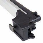 Amio - Βάση Σκι Οροφής SSR-01S Από Αλουμίνιο Για 4 Ζευγάρια Σκι Ή 2 Σανίδες Snowboard Με Μήκος 570 Mm - 1 Set (02590/AM)