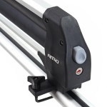 Amio - Βάση Σκι Οροφής SSR-01S Από Αλουμίνιο Για 4 Ζευγάρια Σκι Ή 2 Σανίδες Snowboard Με Μήκος 570 Mm - 1 Set (02590/AM)