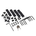 Amio - Βάση Σκι Οροφής SSR-01S Από Αλουμίνιο Για 4 Ζευγάρια Σκι Ή 2 Σανίδες Snowboard Με Μήκος 570 Mm - 1 Set (02590/AM)