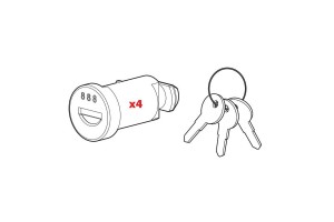 Ανταλλακτικο Σετ Κλειδαριας Και Κλειδιων Nordrive