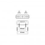 Μπαγκαζιερα Οροφης Nordrive Box 400 Lt (ΜΑΥΡΗ/ΑΝΑΓΛΥΦΗ - 175X79X47) - 1ΤΕΜ.