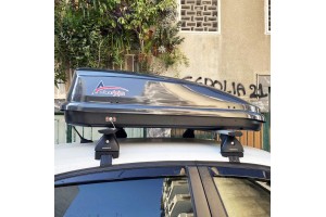 Μπαγκαζιερα Οροφης Race Axion 420L 89.02.A Σε Ανθρακι Μεταλλικο Χρωμα Με Γυαλιστερη Υφη (145 X 94 X 42 cm) - 1 ΤΕΜ.