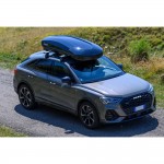 Μπαγκαζιερα Οροφης Satellite 550 Duo Black Mε Διπλο Ανοιγμα Σε Μαυρο Χρωμα Με Γυαλιστερη Υφη Menabo - 1 ΤΕΜ.
