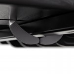 Menabo - Μπαγκαζιέρα Οροφής Satellite 550 Duo Διπλό Άνοιγμα Black Με Δαγκάνες Crab (Μαύρη / Γυαλιστερή 198x94x36cm) Για Ασφαλή Μεταφορά Φορτίου (16930/MB)