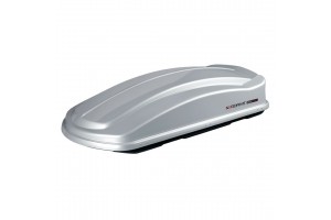 Μπαγκαζιερα Οροφης Nordrive Box 630D Lt Με Διπλο Ανοιγμα Σε Ασημι Χρωμα Με Γυαλιστερη Υφη - 1 ΤΕΜ.